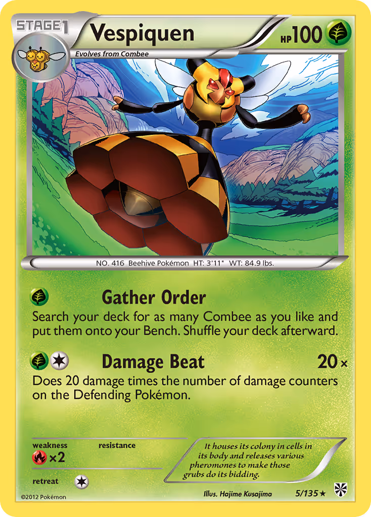 Vespiquen 5/135 Pokemon card