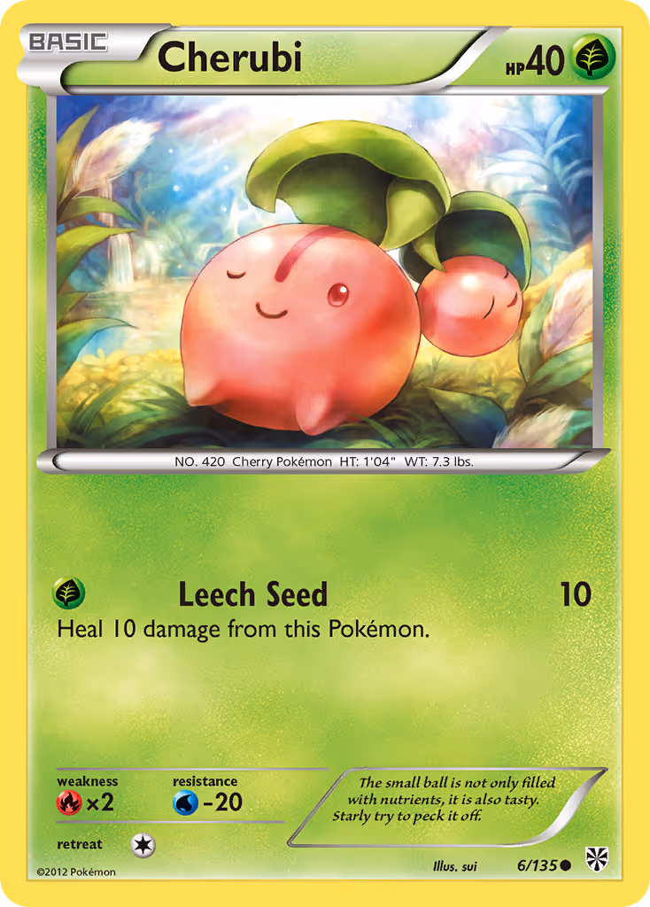 Cherubi 6/135 Pokemon card