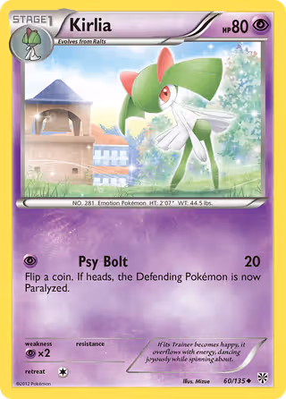 Kirlia 60/135 Pokemon card