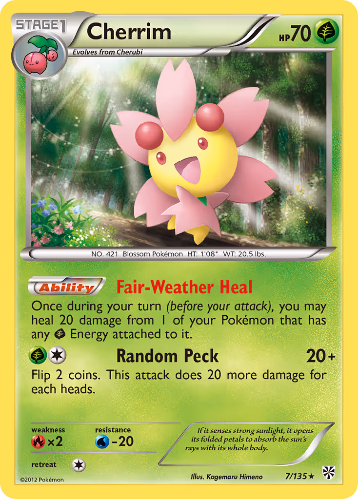 Cherrim 7/135 Pokemon card