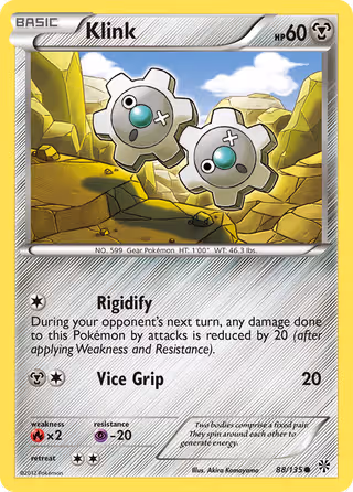 Klink 88/135 Pokemon card