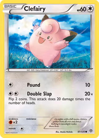 Clefairy 97/135 Pokemon card