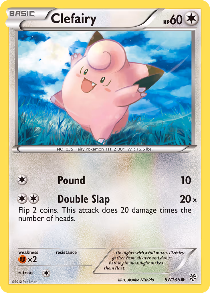 Clefairy 97/135 Pokemon card