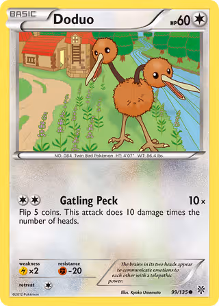 Doduo 99/135 Pokemon card