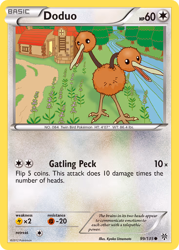 Doduo 99/135 Pokemon card
