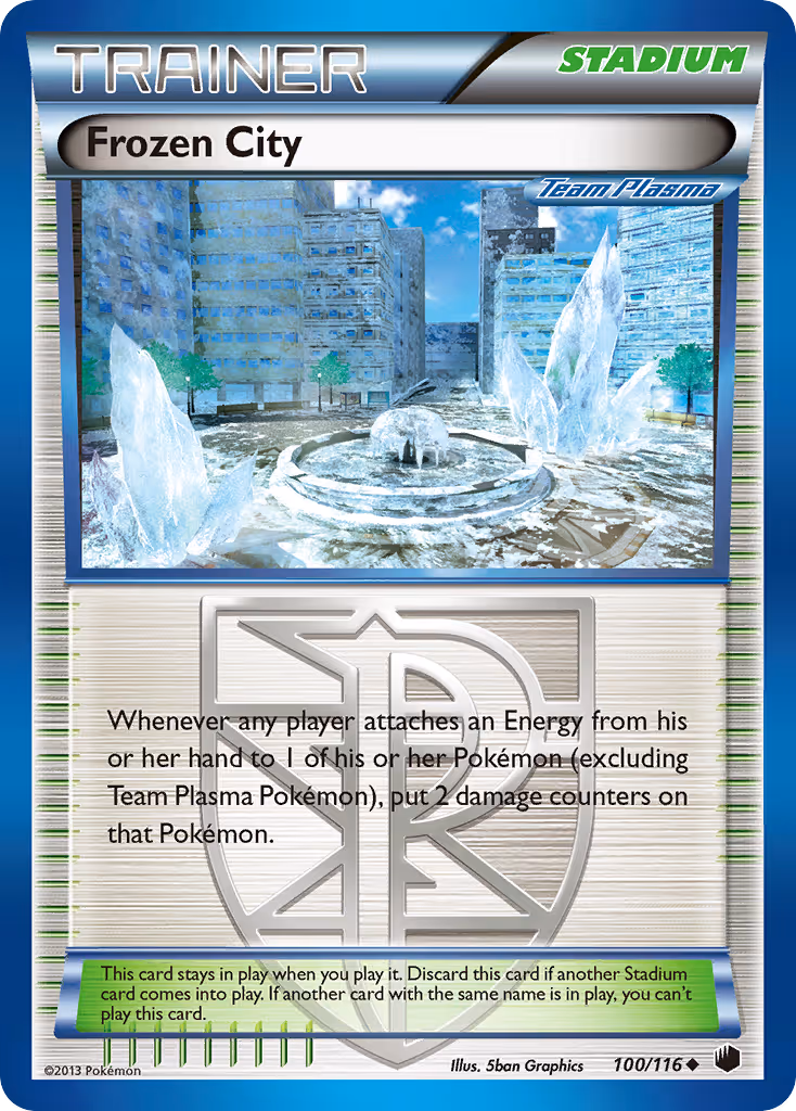 Frozen City 100/116 Pokemon card