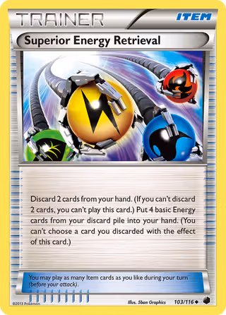Superior Energy Retrieval 103/116 Pokemon card
