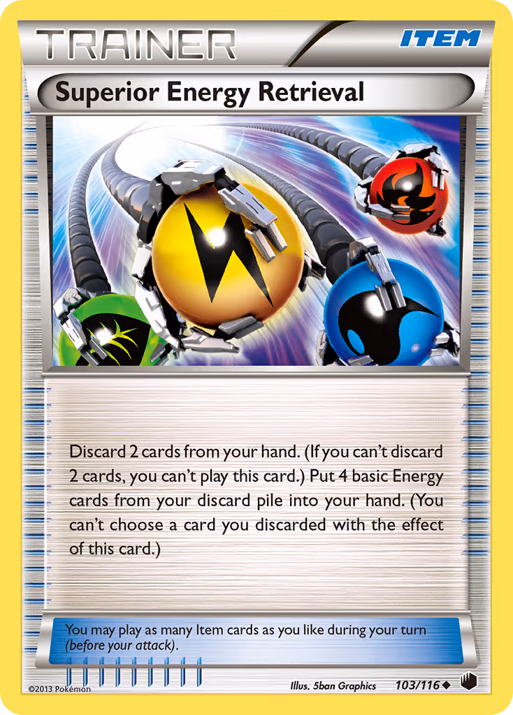 Superior Energy Retrieval 103/116 Pokemon card