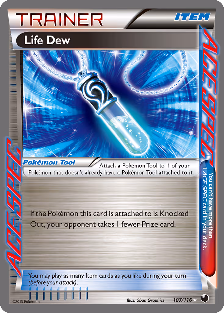 Life Dew 107/116 Pokemon card