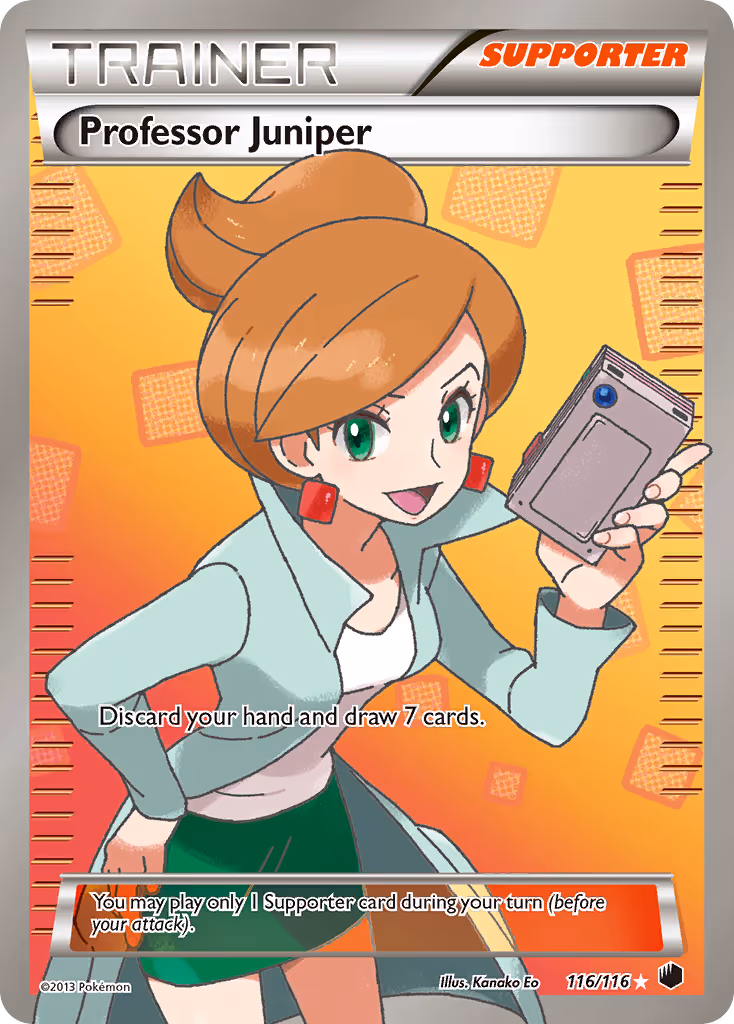 Professor Juniper 116/116 Pokemon card