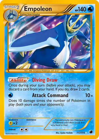 Empoleon 117/116 Pokemon card
