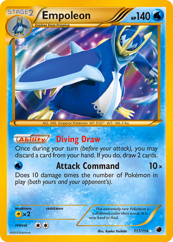 Empoleon 117/116 Pokemon card