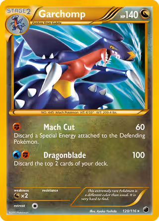 Garchomp 120/116 Pokemon card