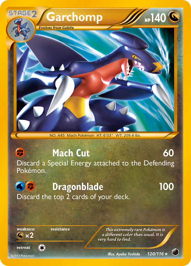 Garchomp 120/116 Pokemon card