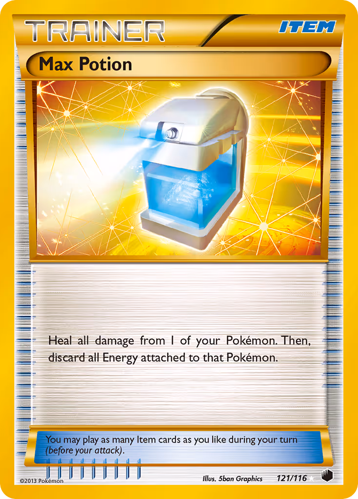 Max Potion 121/116 Pokemon card