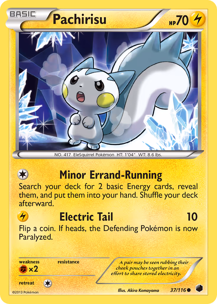 Pachirisu 37/116 Pokemon card