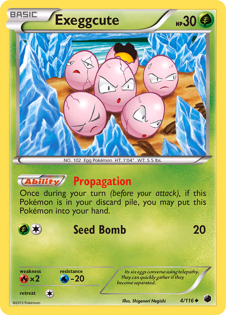 Exeggcute 4/116 Pokemon card