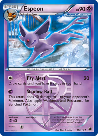 Espeon 48/116 Pokemon card