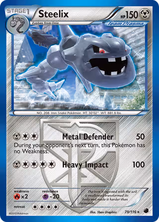 Steelix 79/116 Pokemon card