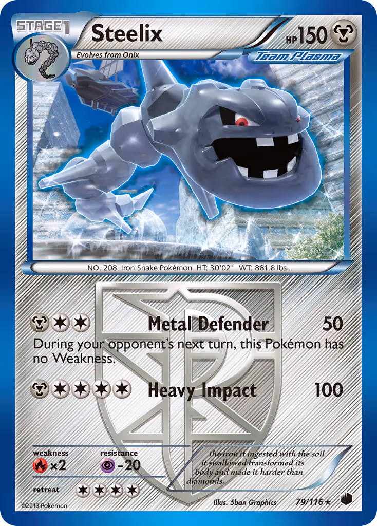 Steelix 79/116 Pokemon card
