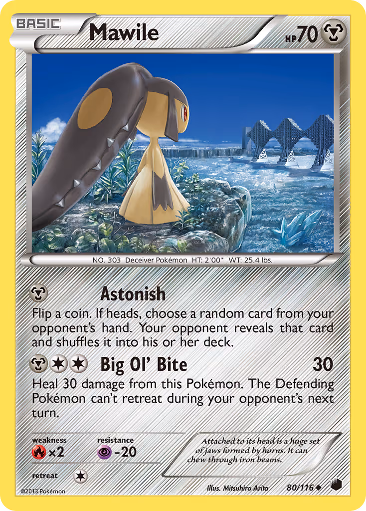 Mawile 80/116 Pokemon card
