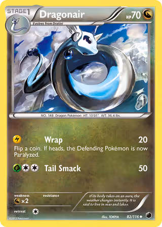 Dragonair 82/116 Pokemon card