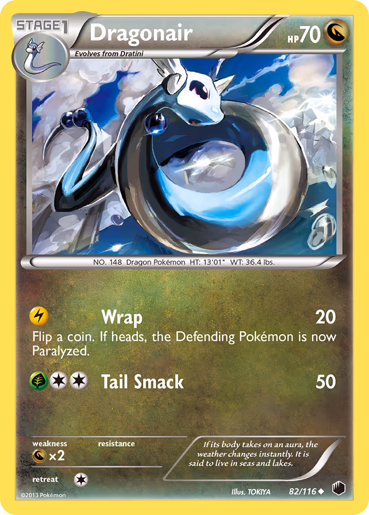 Dragonair 82/116 Pokemon card