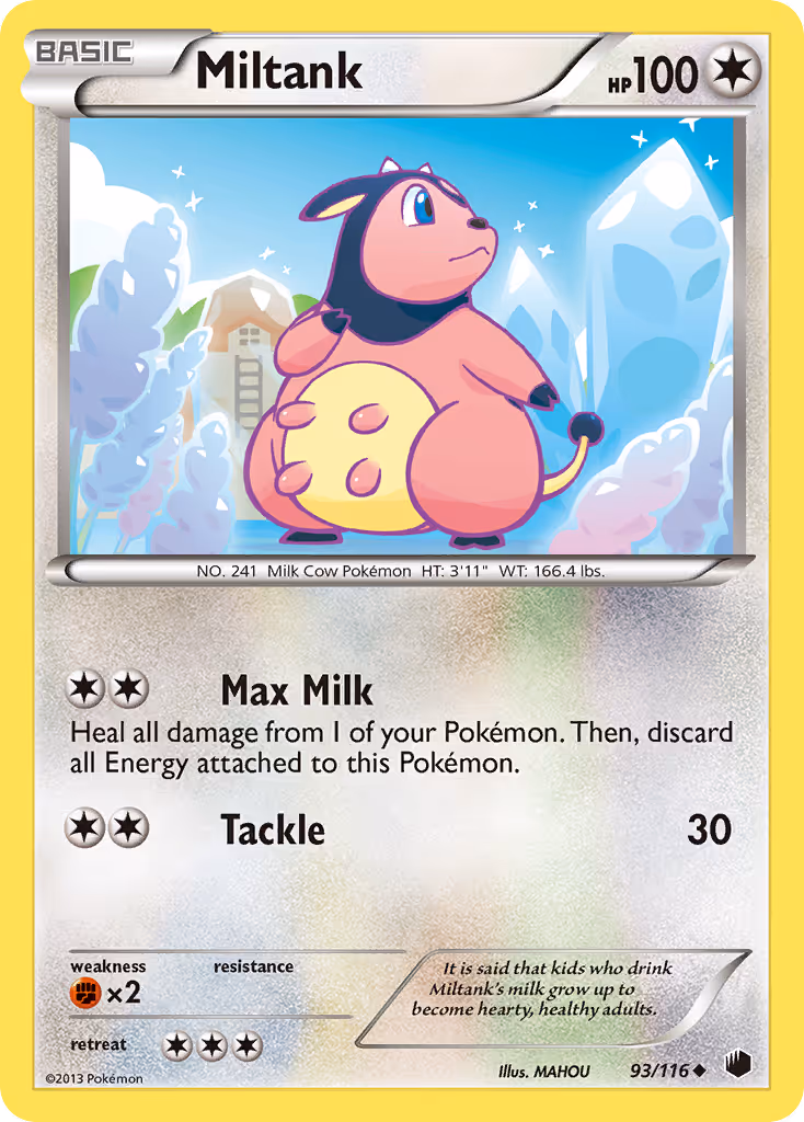 Miltank 93/116 Pokemon card