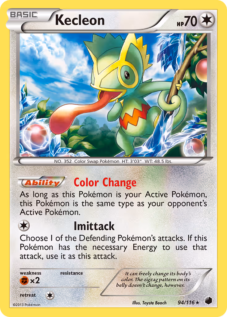 Kecleon 94/116 Pokemon card