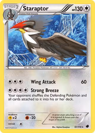 Staraptor 97/116 Pokemon card