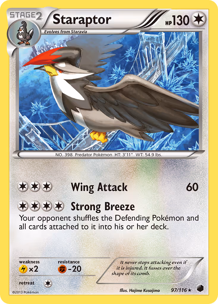 Staraptor 97/116 Pokemon card