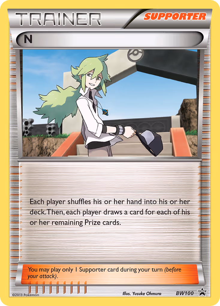 N BW100 Pokemon card