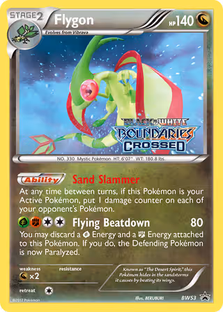 Flygon BW53 Pokemon card