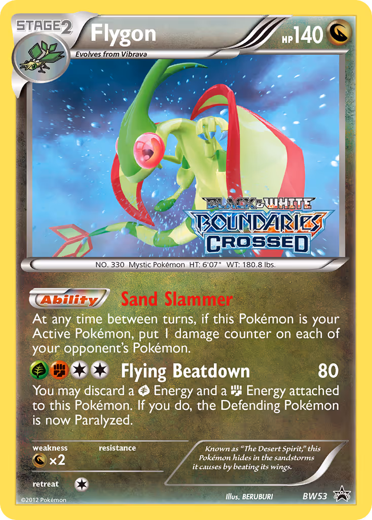 Flygon BW53 Pokemon card