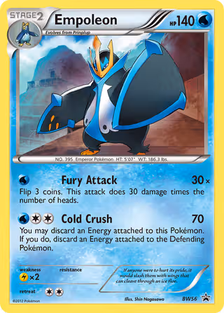 Empoleon BW56 Pokemon card