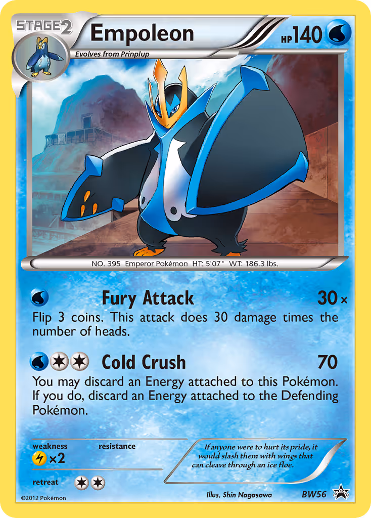 Empoleon BW56 Pokemon card