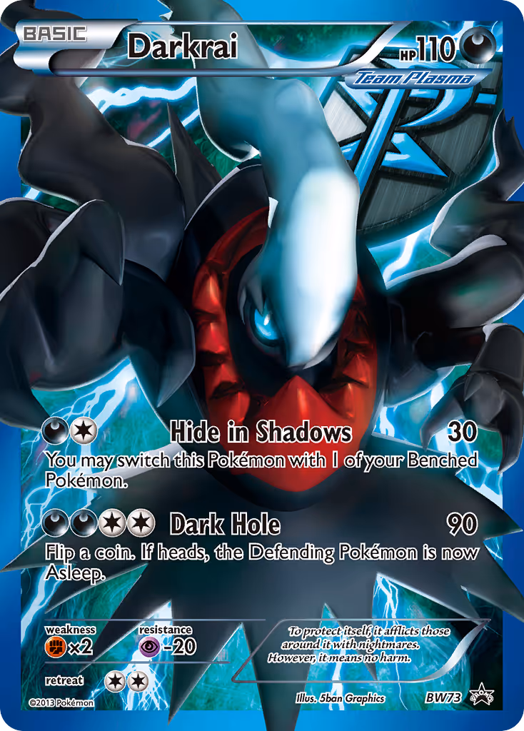 Darkrai BW73 Pokemon card