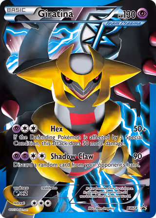 Giratina BW74 Pokemon card