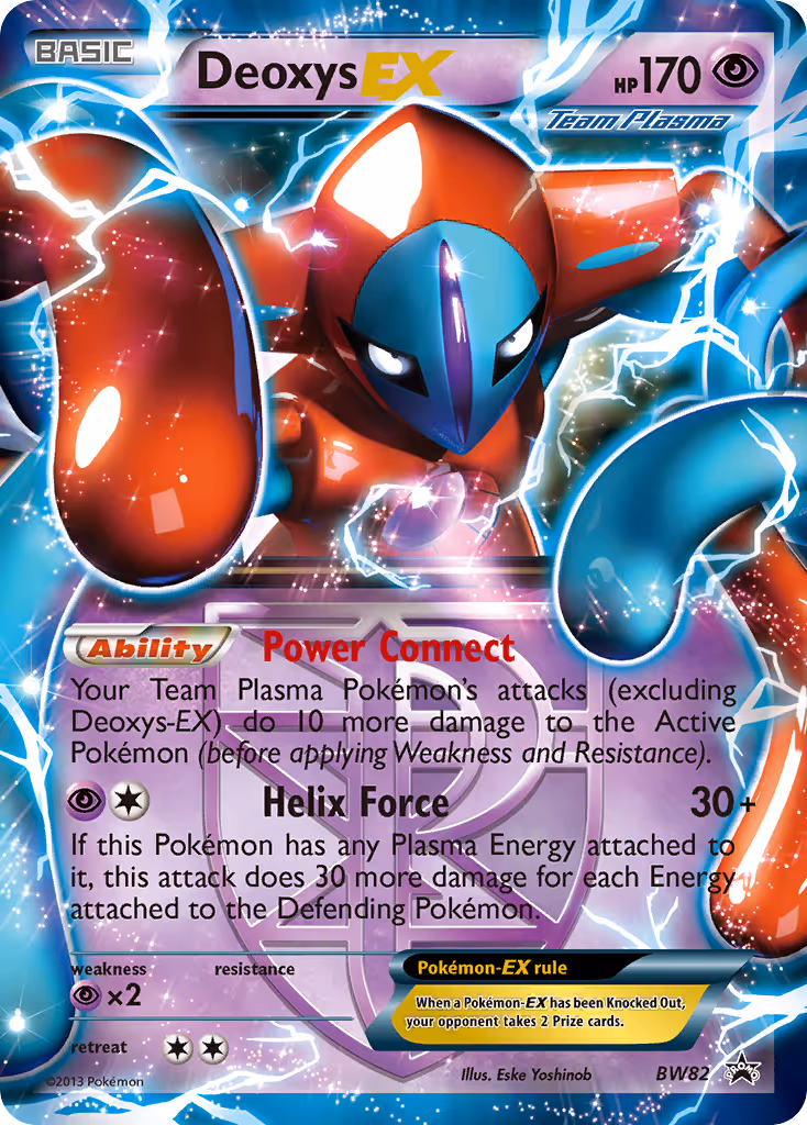 Deoxys-EX BW82 Pokemon card