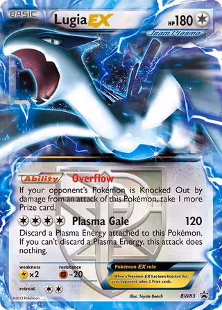 Lugia-EX BW83 Pokemon card