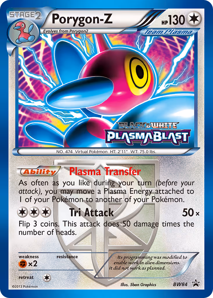 Porygon-Z BW84 Pokemon card