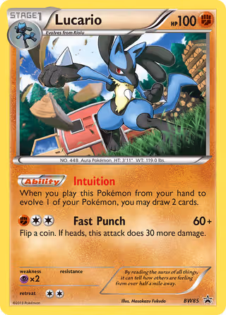 Lucario Pokemon card