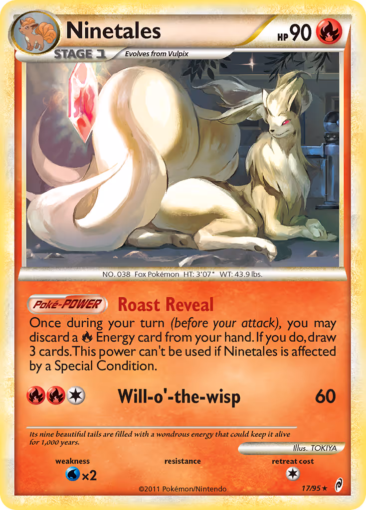 Ninetales 17/95 Pokemon card