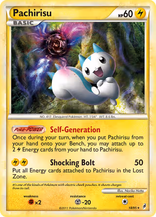 Pachirisu 18/95 Pokemon card