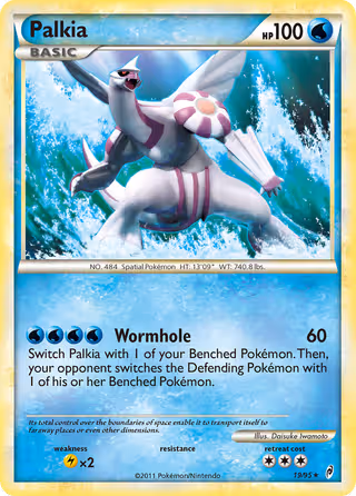 Palkia 19/95 Pokemon card