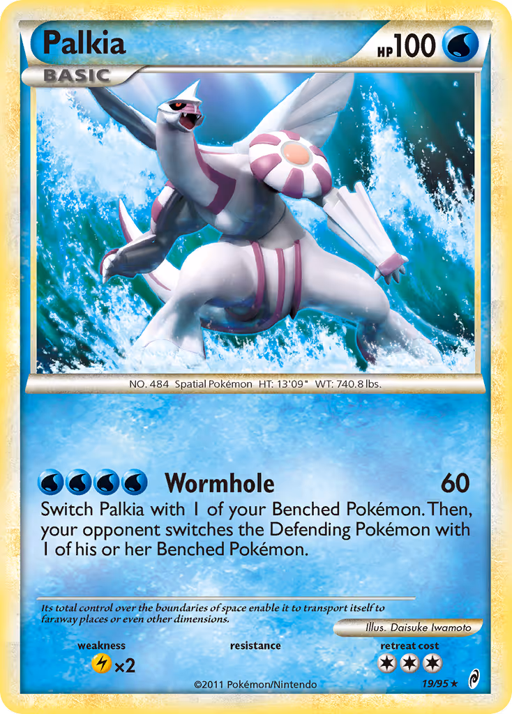 Palkia 19/95 Pokemon card