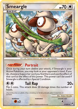 Smeargle 21/95 Pokemon card