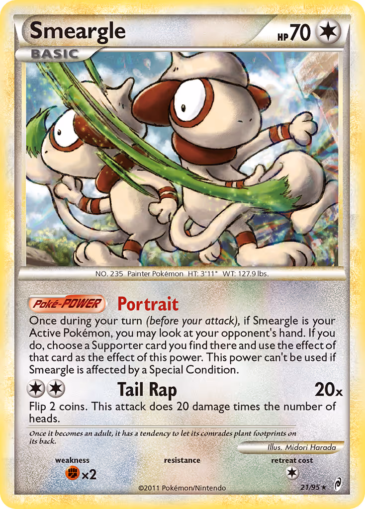 Smeargle 21/95 Pokemon card