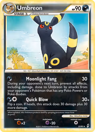 Umbreon 22/95 Pokemon card