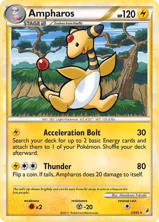 Ampharos 23/95 Pokemon card